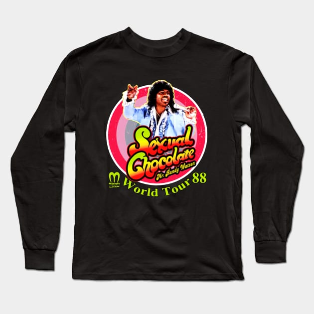 Randy Watson and Sexual Chocolate 80s Long Sleeve T-Shirt by RboRB